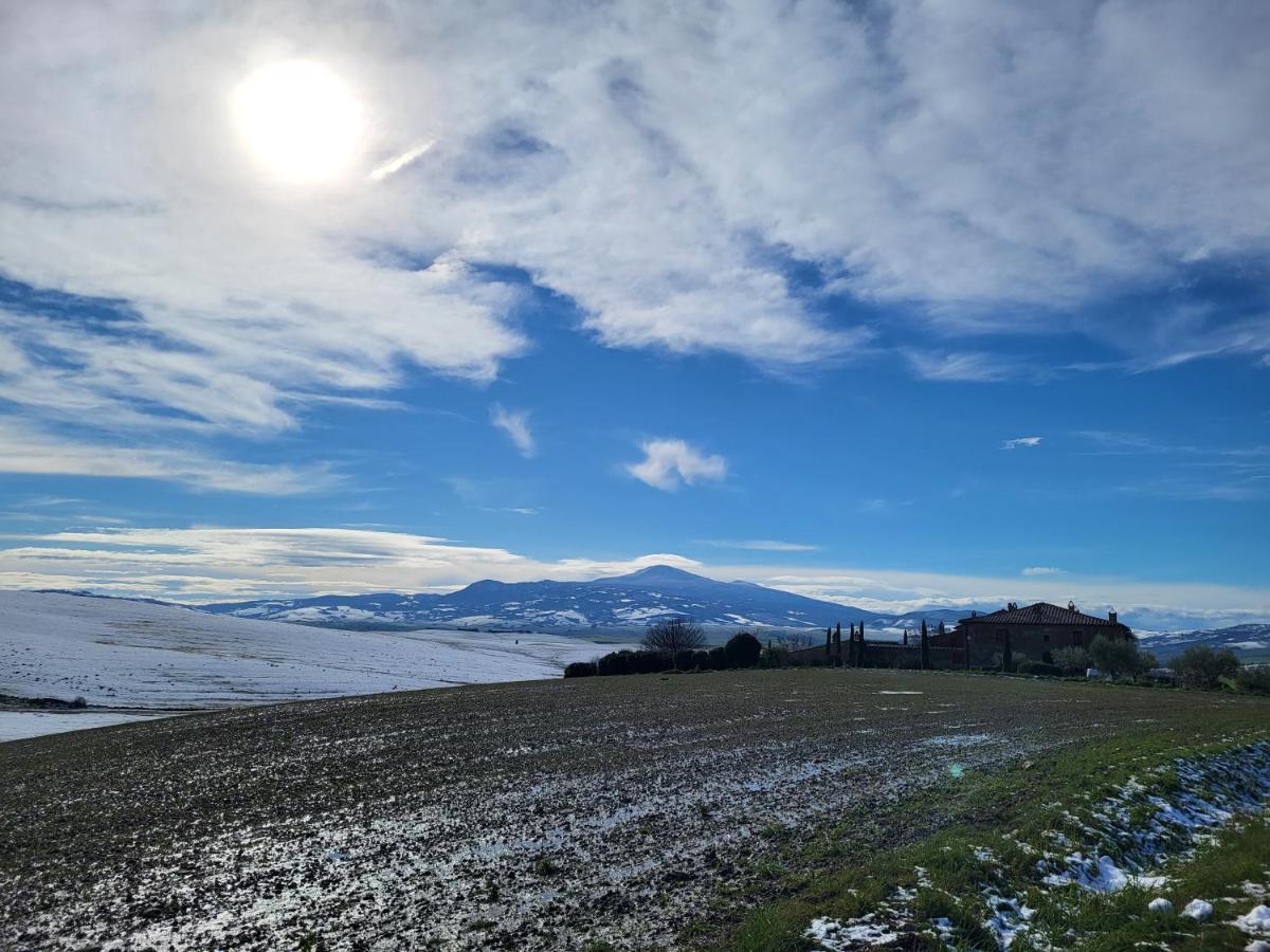 Appartamento Dimora del pellegrino San Quirico dʼOrcia Esterno foto