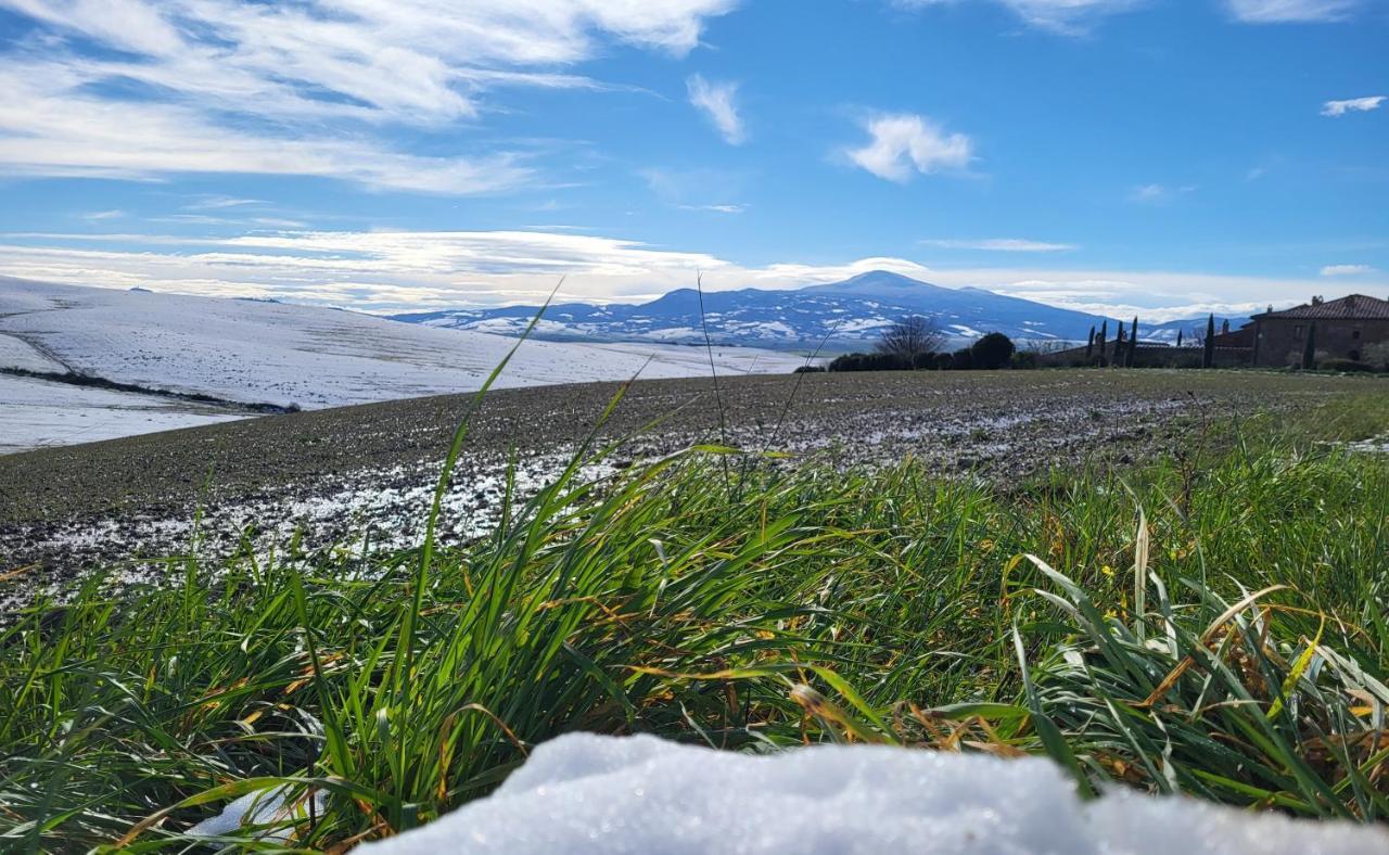 Appartamento Dimora del pellegrino San Quirico dʼOrcia Esterno foto