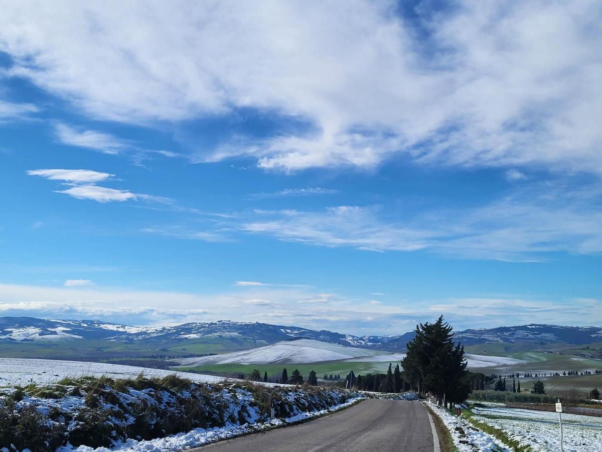 Appartamento Dimora del pellegrino San Quirico dʼOrcia Esterno foto