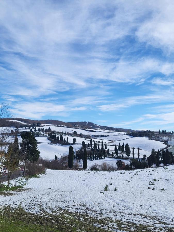 Appartamento Dimora del pellegrino San Quirico dʼOrcia Esterno foto